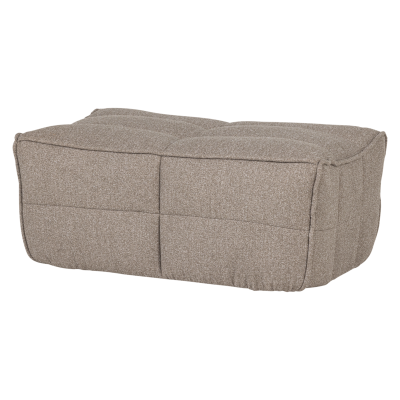 Cluster Hocker Boucle Khaki Bruin