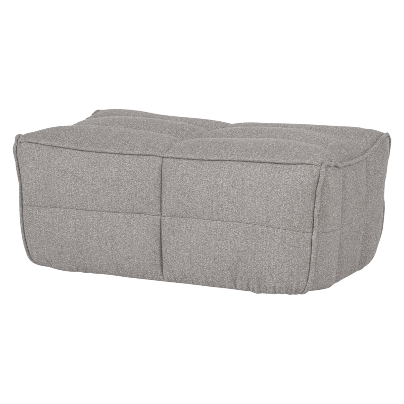 Cluster Hocker Boucle Warm Grijs