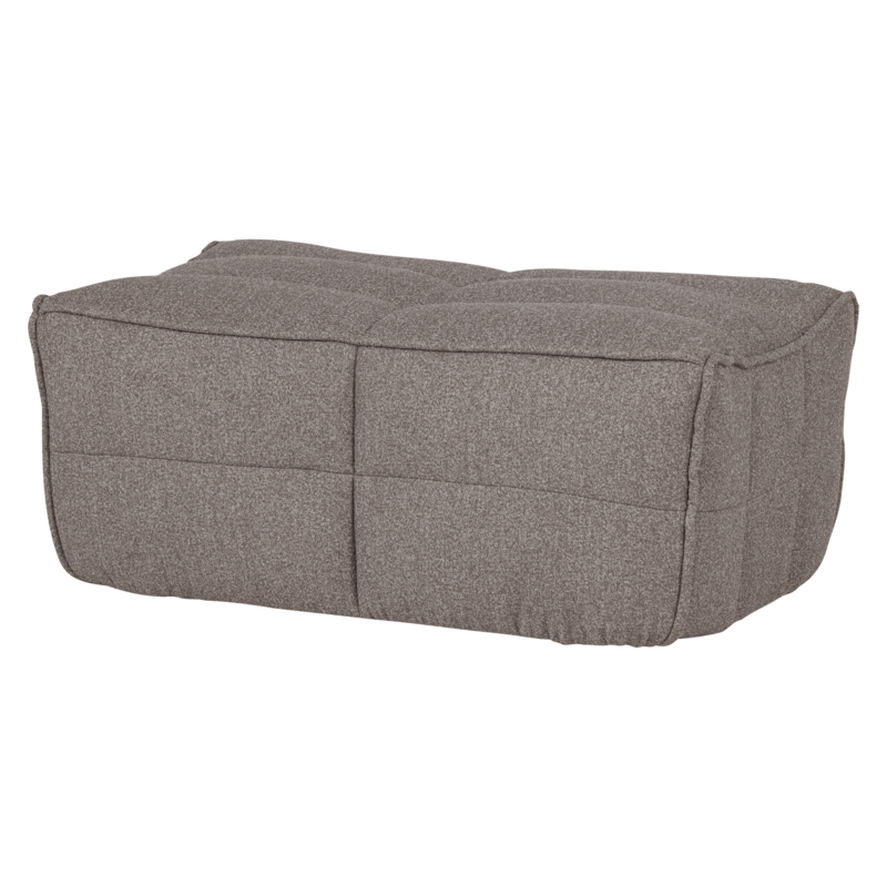 vtwonen-collectie Cluster Hocker Boucle Middenbruin