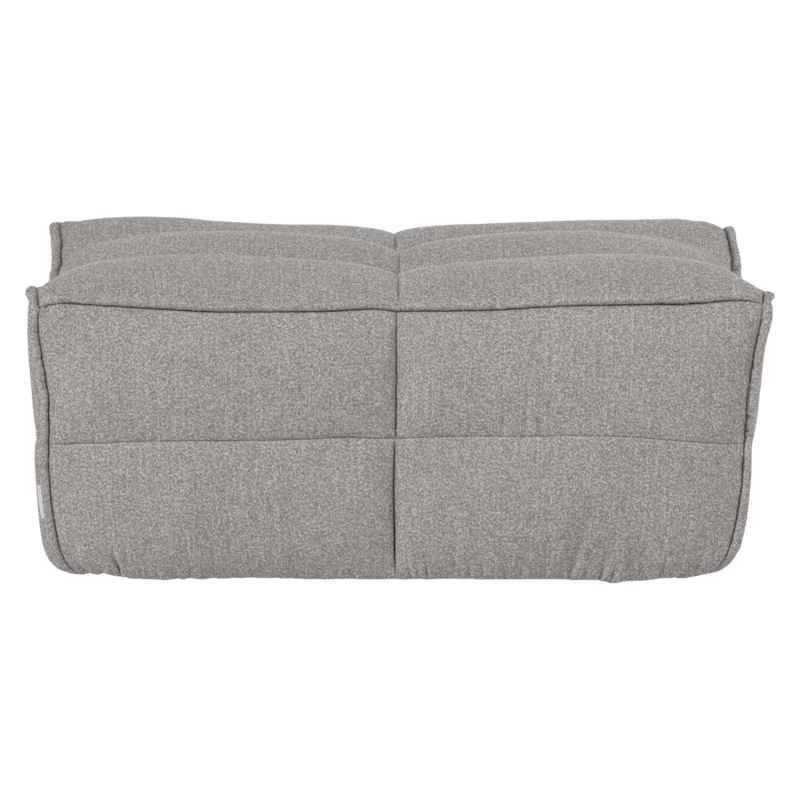 Cluster Hocker Boucle Warm Grijs