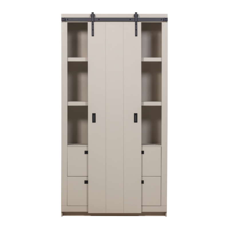 Slide Kast Barn Bezaagd Dust [Fsc]