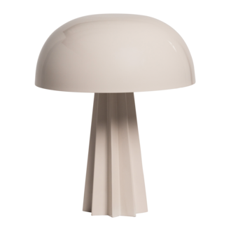 WOOOD Virel Tafellamp Metaal Hoogglans Lichtgrijs