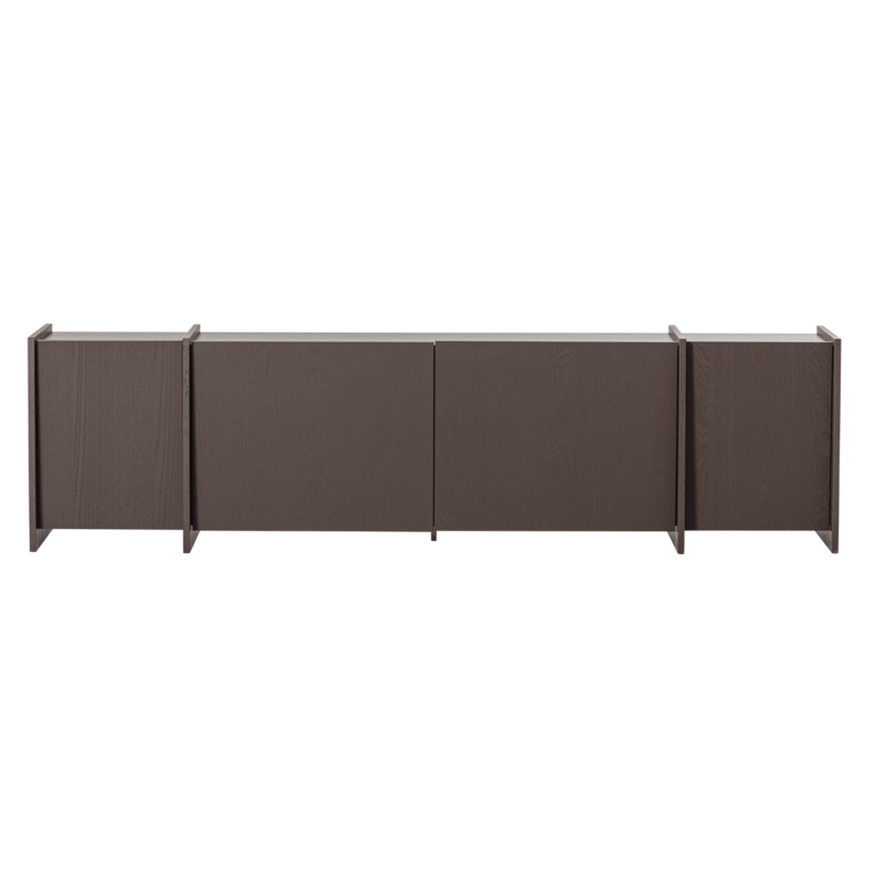 WOOOD-collectie Brock Tv Meubel 200 Cm Essen Fineer Middenbruin [Fsc]