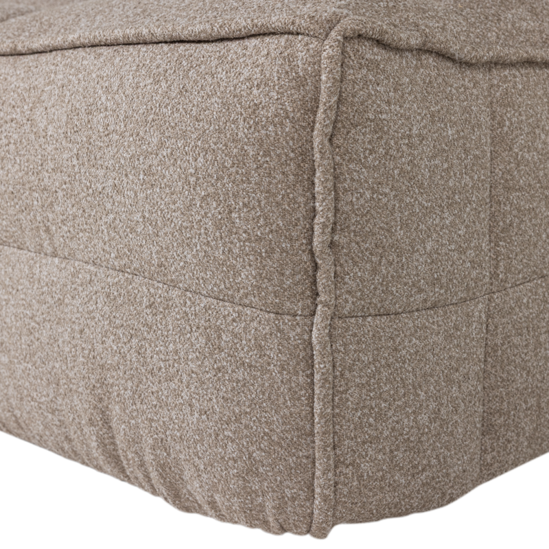 Cluster Hocker Boucle Khaki Bruin