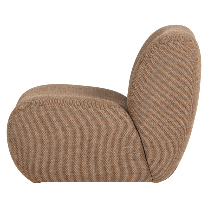 WOOOD-collectie Nomu Fauteuil Grove Chenille Lichtbruin [Fsc]