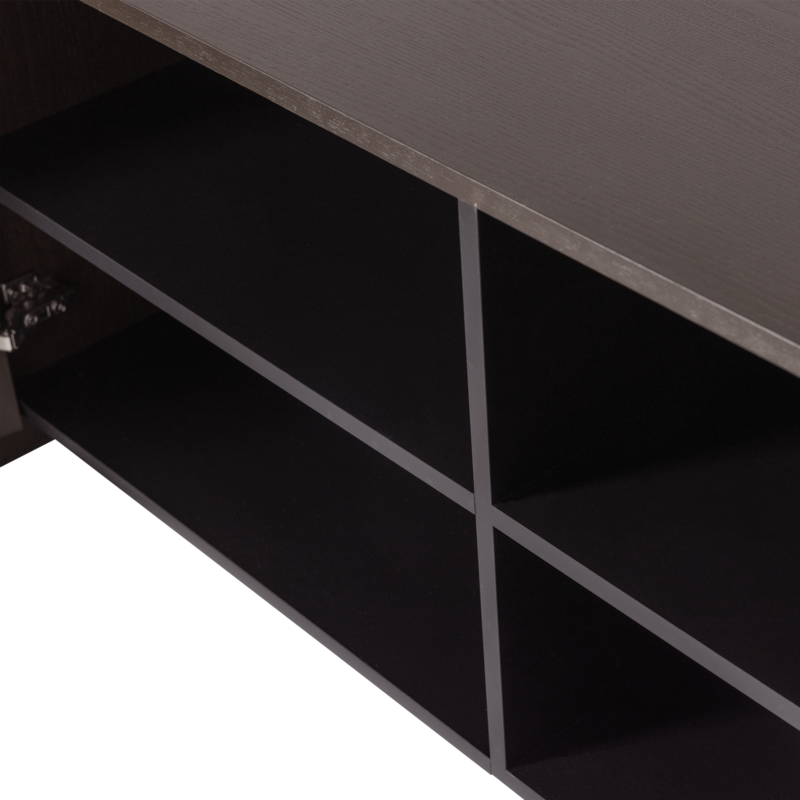 WOOOD-collectie Brock Tv Meubel 200 Cm Essen Fineer Middenbruin [Fsc]