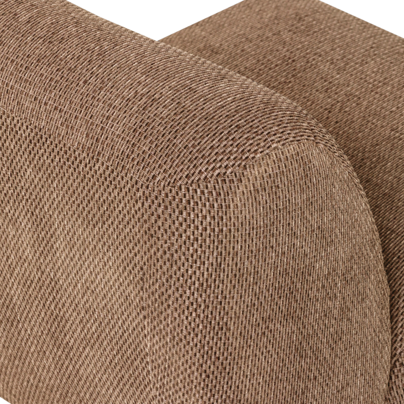WOOOD-collectie Nomu Fauteuil Grove Chenille Lichtbruin [Fsc]