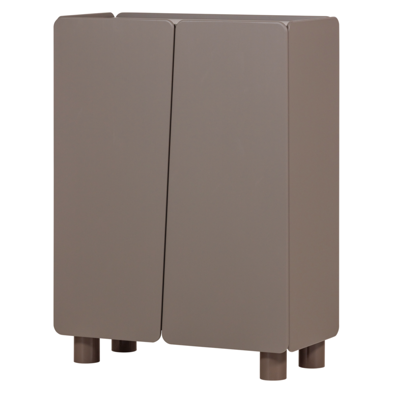 WOOOD-collectie Root 2-Deurs Kast Grenen Truffel Bruin [Fsc]