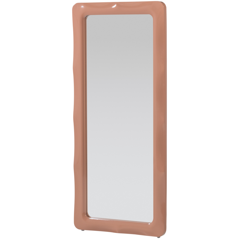 WOOOD-collectie Norea Full-Length Mirror 180x80 cm Wood High-Gloss Old Pink [FSC]