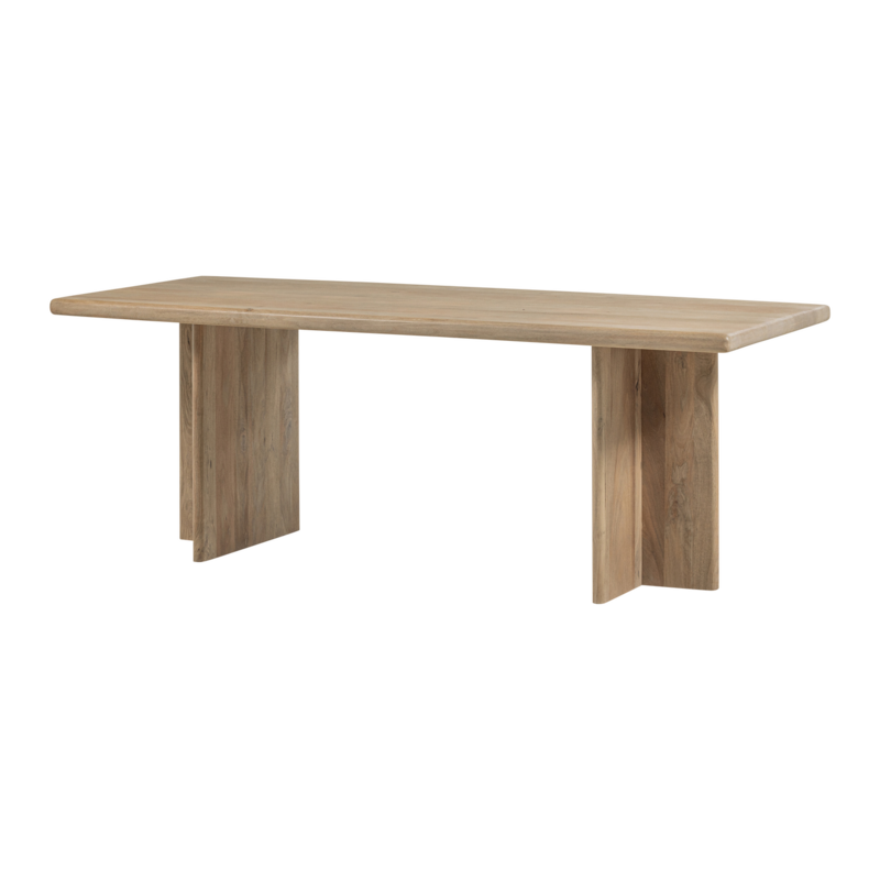 WOOOD-collectie Ato Eettafel 180X90 Cm Mangohout Naturel