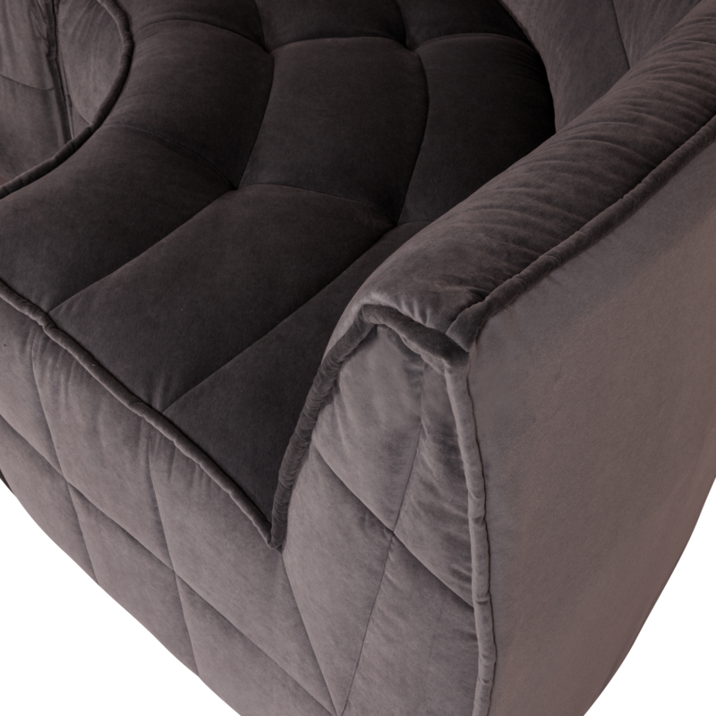 vtwonen-collectie Cluster Hoekelement Velvet Chocolade Bruin