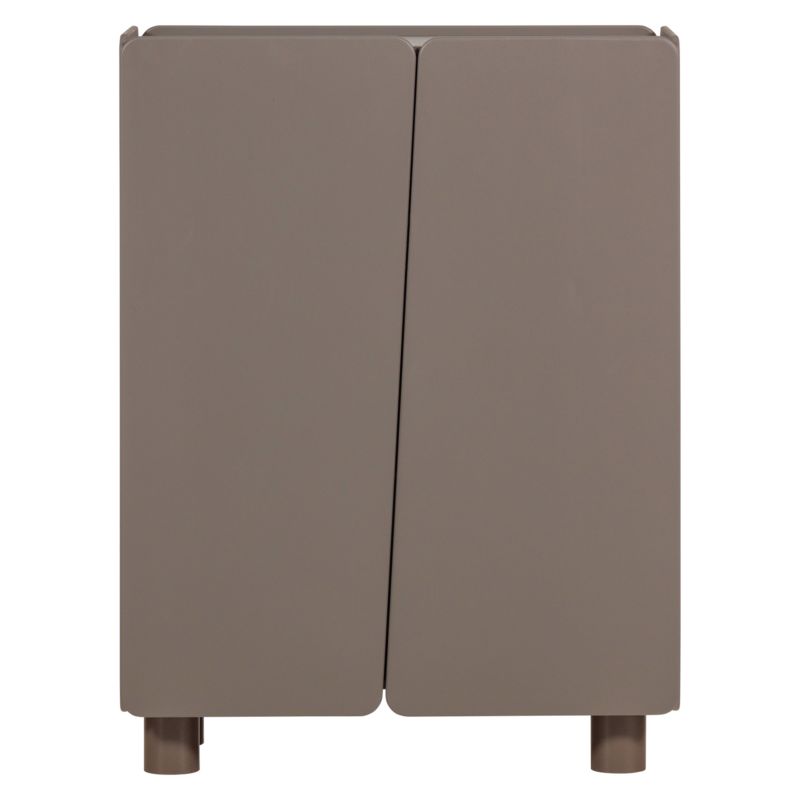 WOOOD-collectie Root 2-Deurs Kast Grenen Truffel Bruin [Fsc]