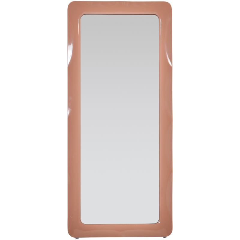 WOOOD-collectie Norea Full-Length Mirror 180x80 cm Wood High-Gloss Old Pink [FSC]
