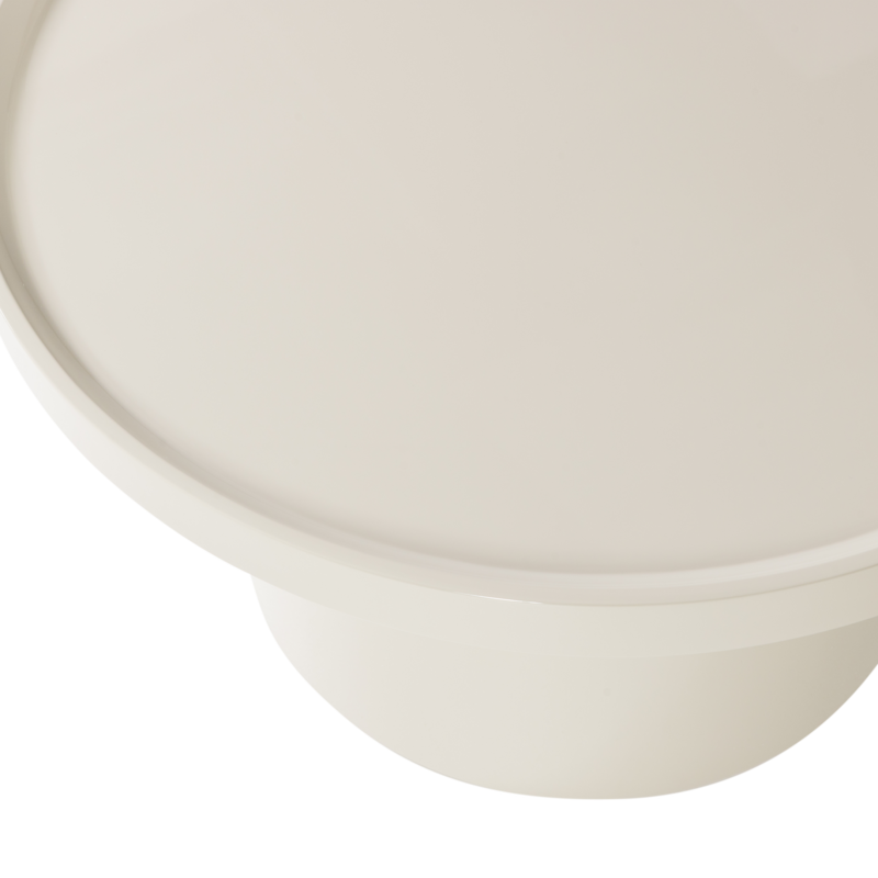 WOOOD-collectie Veluna Bijzettafel 40X70 Cm Hout Hoogglans Zand [Fsc]