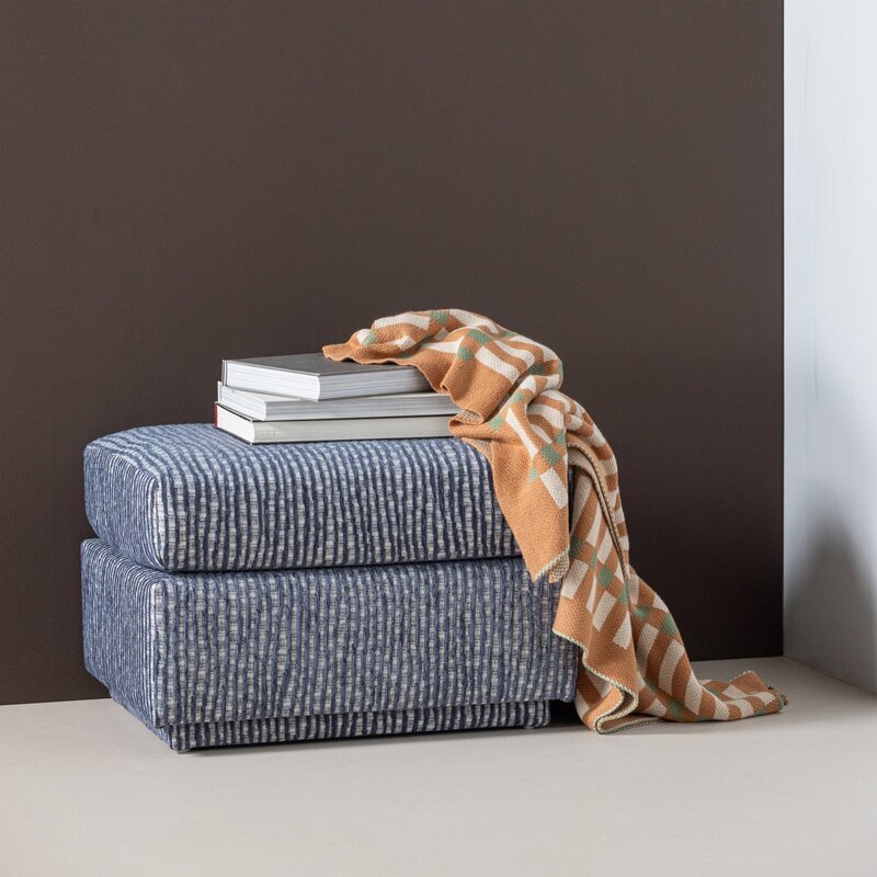 WOOOD-collectie Lou Hocker Met Dessin Grijsblauw [Fsc]