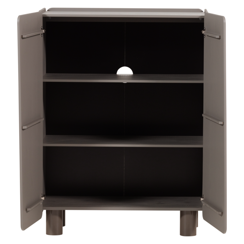 WOOOD-collectie Root 2-Deurs Kast Grenen Truffel Bruin [Fsc]