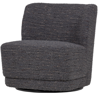 WOOOD Atty Draaifauteuil Grove Melange Grijs [Fsc]