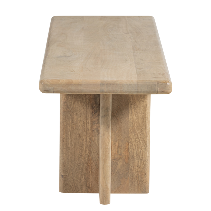 WOOOD-collectie Ato Eetbankje 180X45 Cm Mangohout Naturel