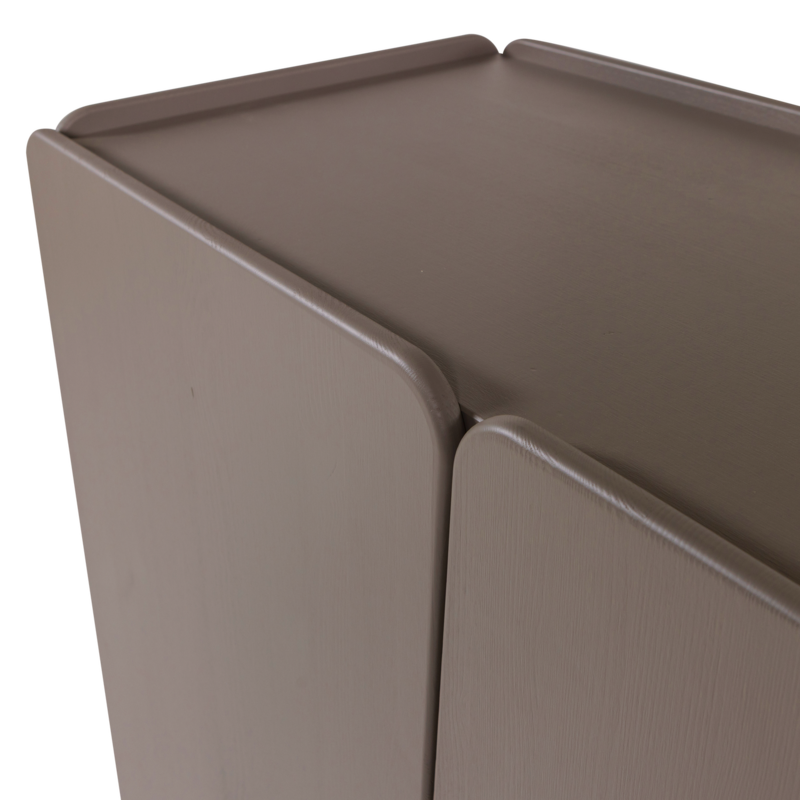 WOOOD-collectie Root 2-Deurs Kast Grenen Truffel Bruin [Fsc]