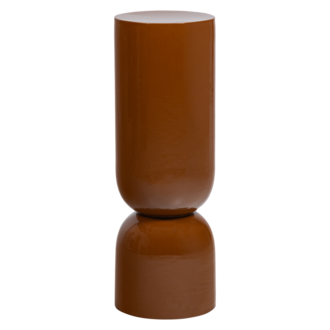 WOOOD Toval Plant Stand/Pot in Metal, High-Gloss Honey Yellow