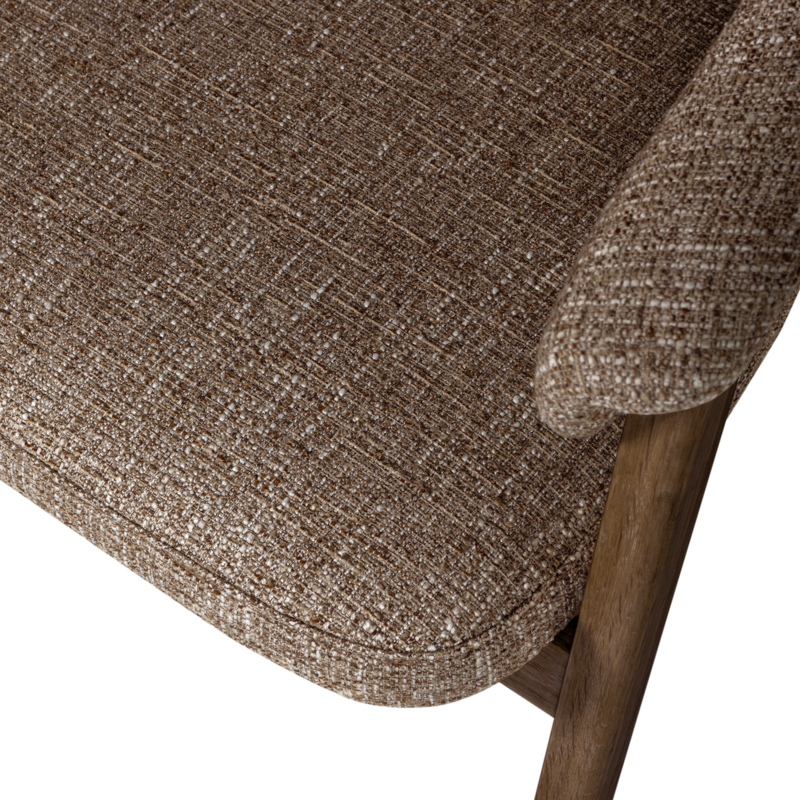 WOOOD-collectie Tunar Eetkamerstoel Met Armleuning Hout Bruin [Fsc] (Set Of 2)