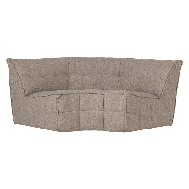 vtwonen-collectie Cluster Hoekelement Boucle Khaki Bruin