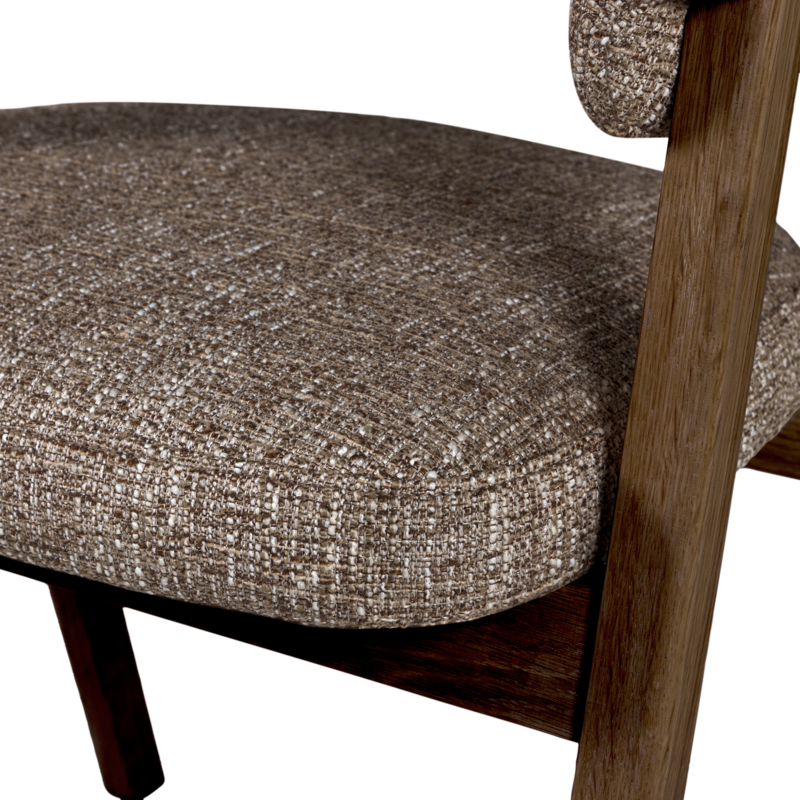 WOOOD-collectie Tunar Eetkamerstoel Met Armleuning Hout Bruin [Fsc] (Set Of 2)