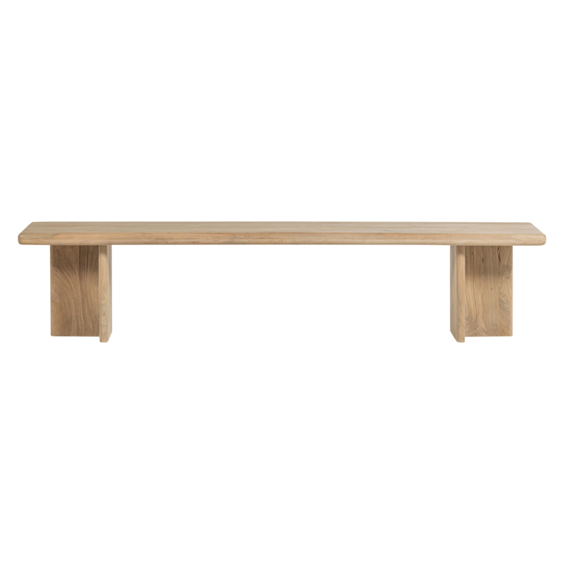WOOOD-collectie Ato Eetbankje 220X45 Cm Mangohout Naturel