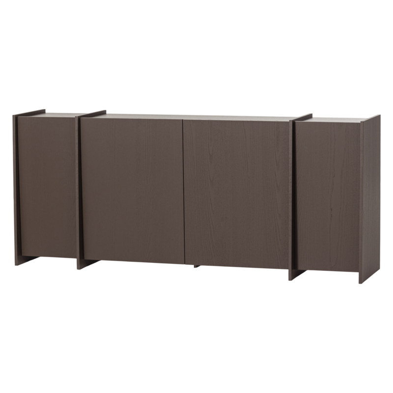 WOOOD-collectie Brock Dressoir 200 Cm Essen Fineer Middenbruin [Fsc]