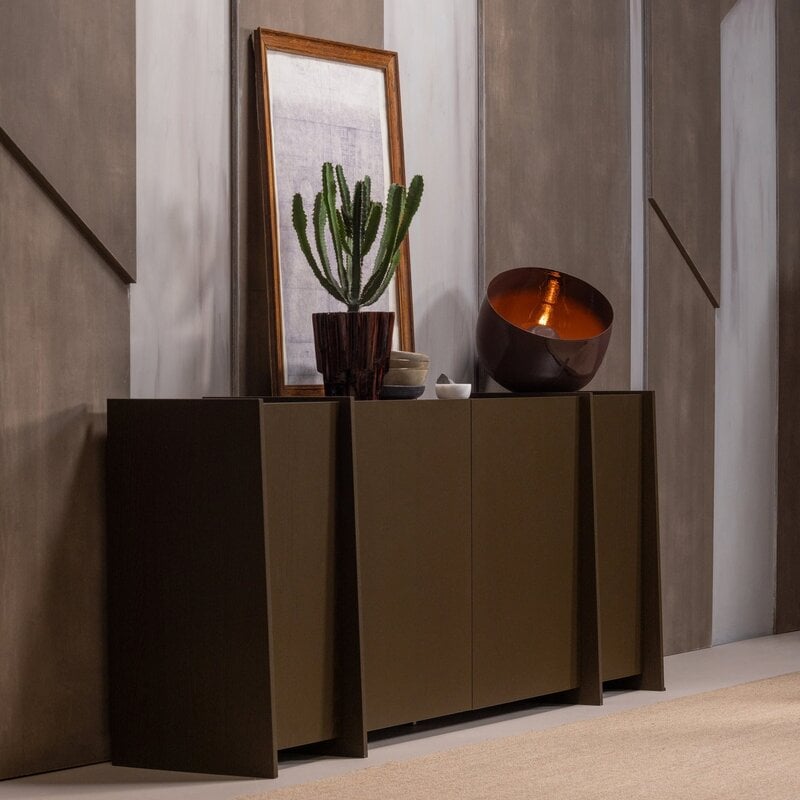 WOOOD-collectie Brock Dressoir 200 Cm Essen Fineer Middenbruin [Fsc]