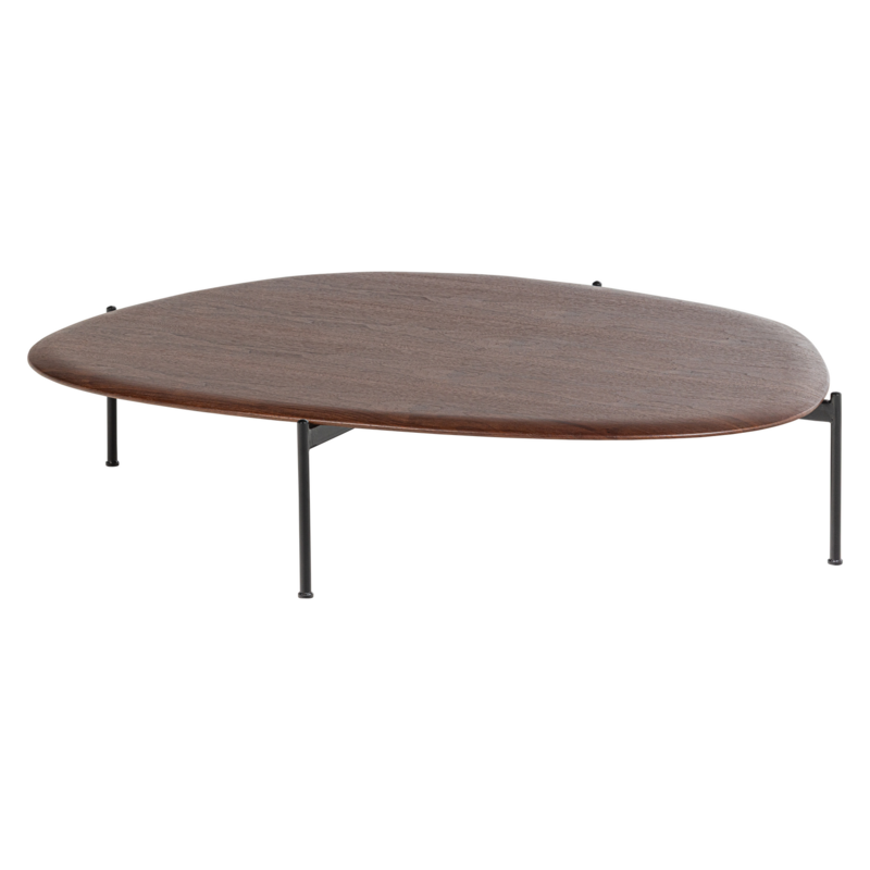 WOOOD-collectie Kota Salontafel 26X121X79 Cm Mdf/Fineer Bruin