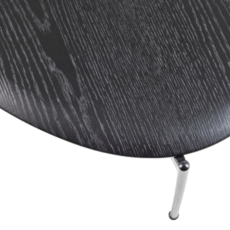 WOOOD-collectie Kota Salontafel 36X92X68 Cm Mdf/Fineer Zwart