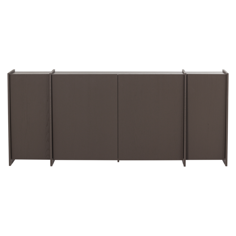 WOOOD-collectie Brock Dressoir 200 Cm Essen Fineer Middenbruin [Fsc]