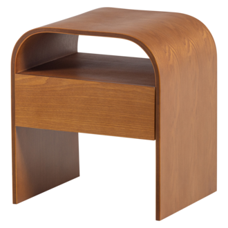 WOOOD Momo Nachtkastje/Bijzettafel Hout Bruin [Fsc]