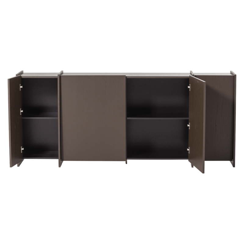 WOOOD-collectie Brock Dressoir 200 Cm Essen Fineer Middenbruin [Fsc]