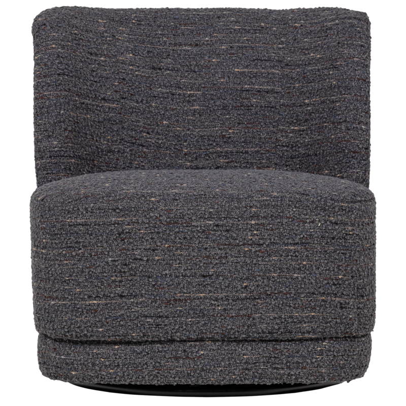 WOOOD-collectie Atty Draaifauteuil Grove Melange Grijs [Fsc]