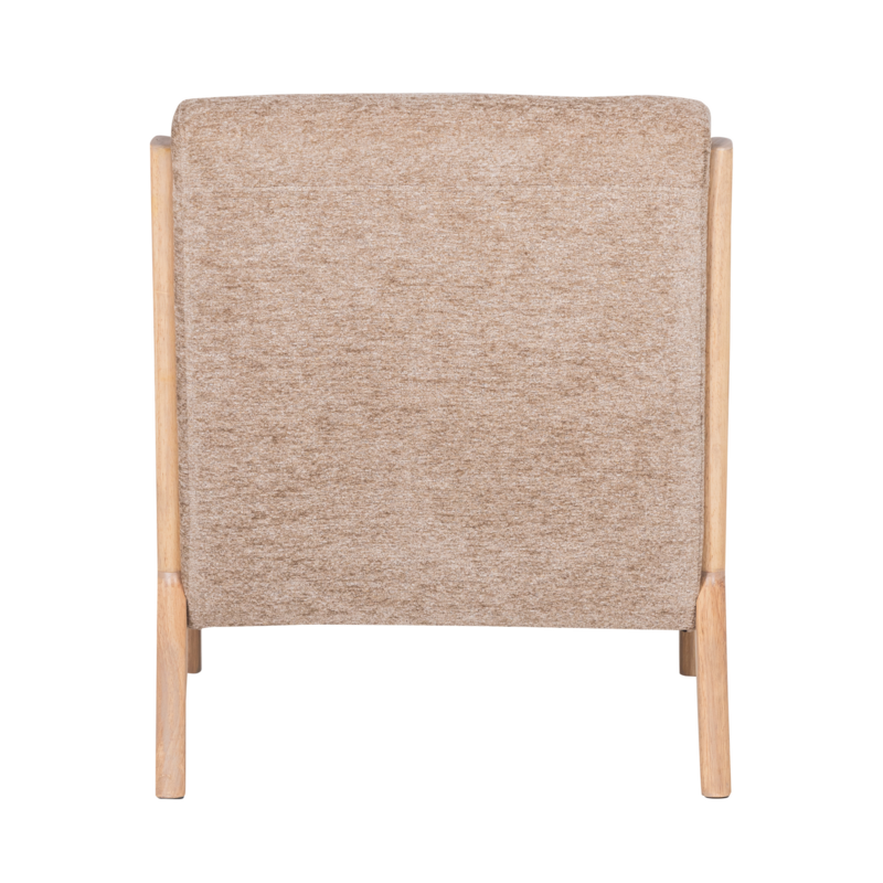 WOOOD-collectie Mark Chenille Armchair Sand