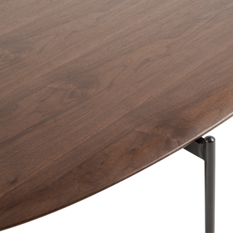 WOOOD-collectie Kota Salontafel 26X121X79 Cm Mdf/Fineer Bruin