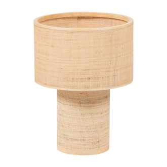 WOOOD Syro Tafellamp Raffia Naturel 38Xo28 Cm