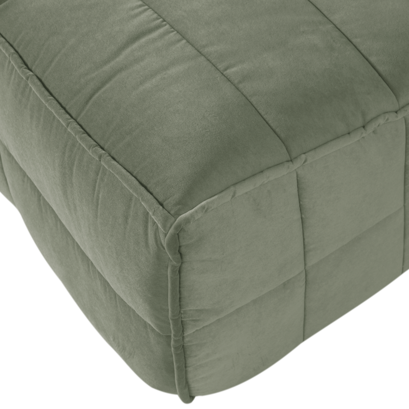 Cluster Eetbankje Met Rugleuning Velvet Pistache Groen