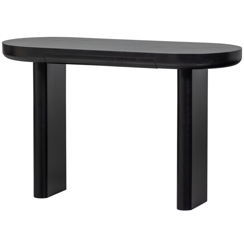 WOOOD-collectie Mael Desk/Side Table Black Veneer