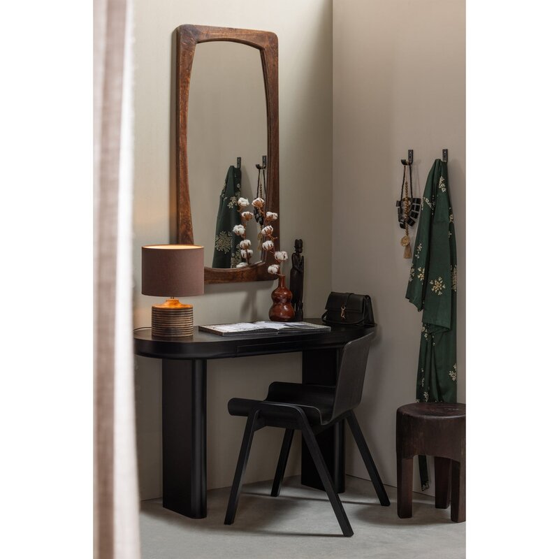 WOOOD-collectie Mael Bureau/Sidetable Fineer Zwart