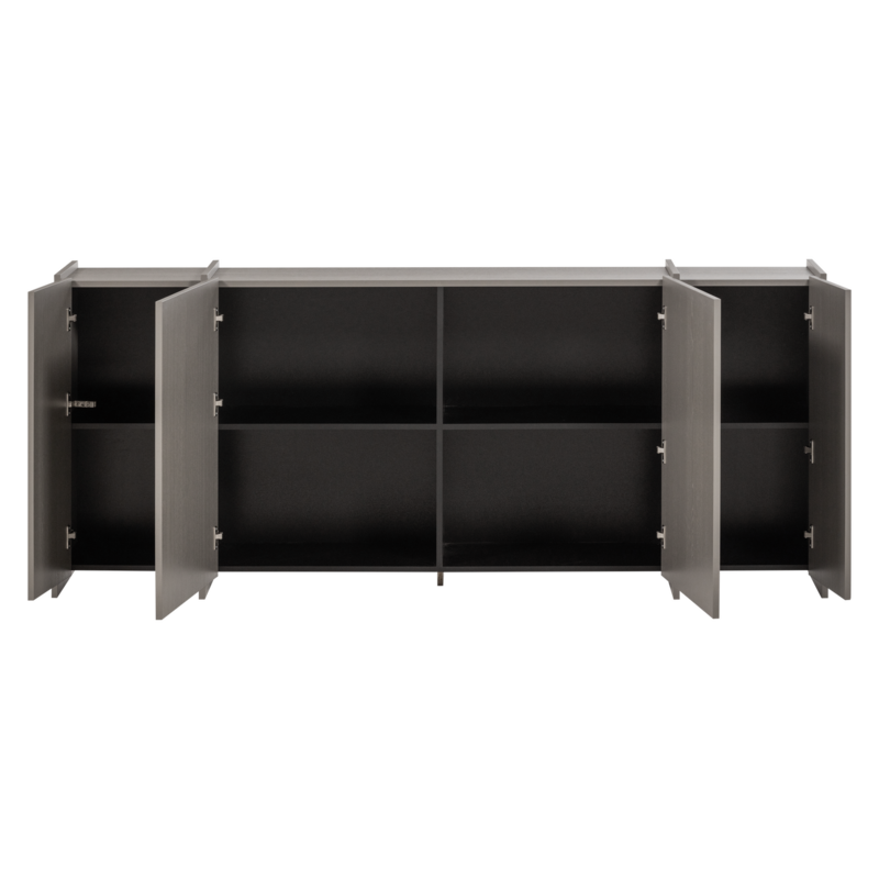 WOOOD-collectie Brock Sideboard, 200 cm, Ash Veneer, Warm Grey [FSC]