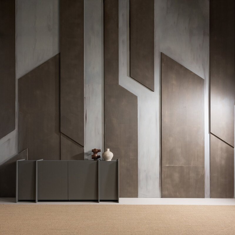 WOOOD-collectie Brock Sideboard, 200 cm, Ash Veneer, Warm Grey [FSC]