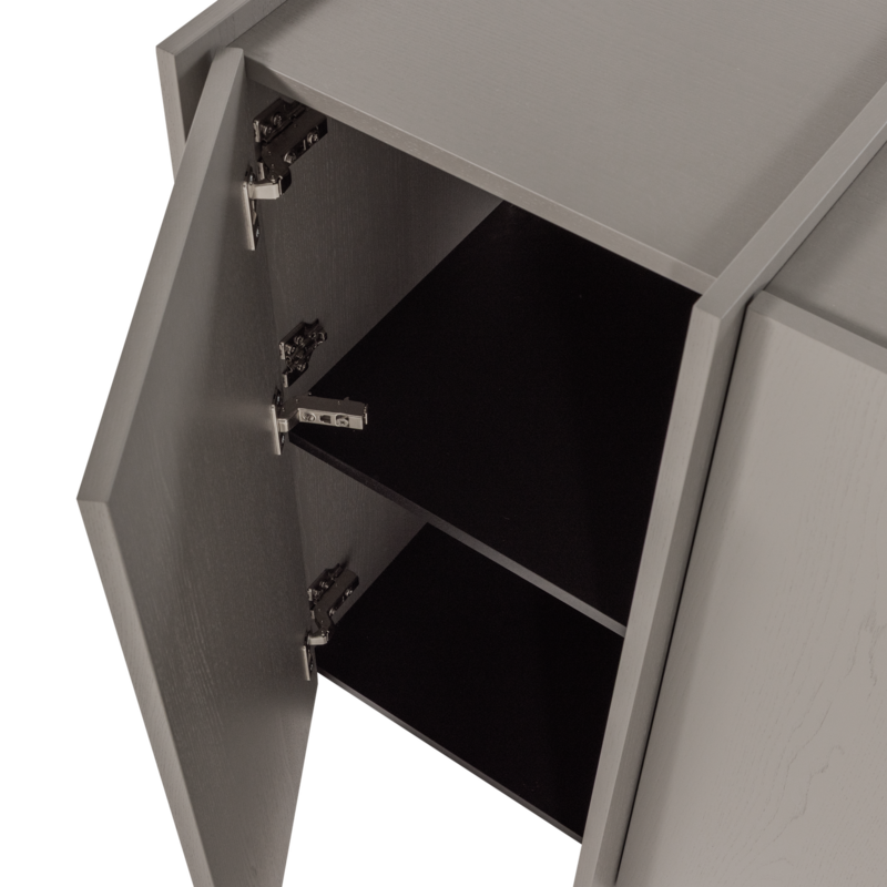 WOOOD-collectie Brock Dressoir 200 Cm Essen Fineer Warmgrijs [Fsc]