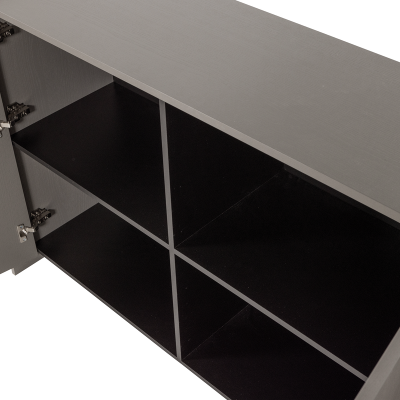 WOOOD-collectie Brock Dressoir 200 Cm Essen Fineer Warmgrijs [Fsc]