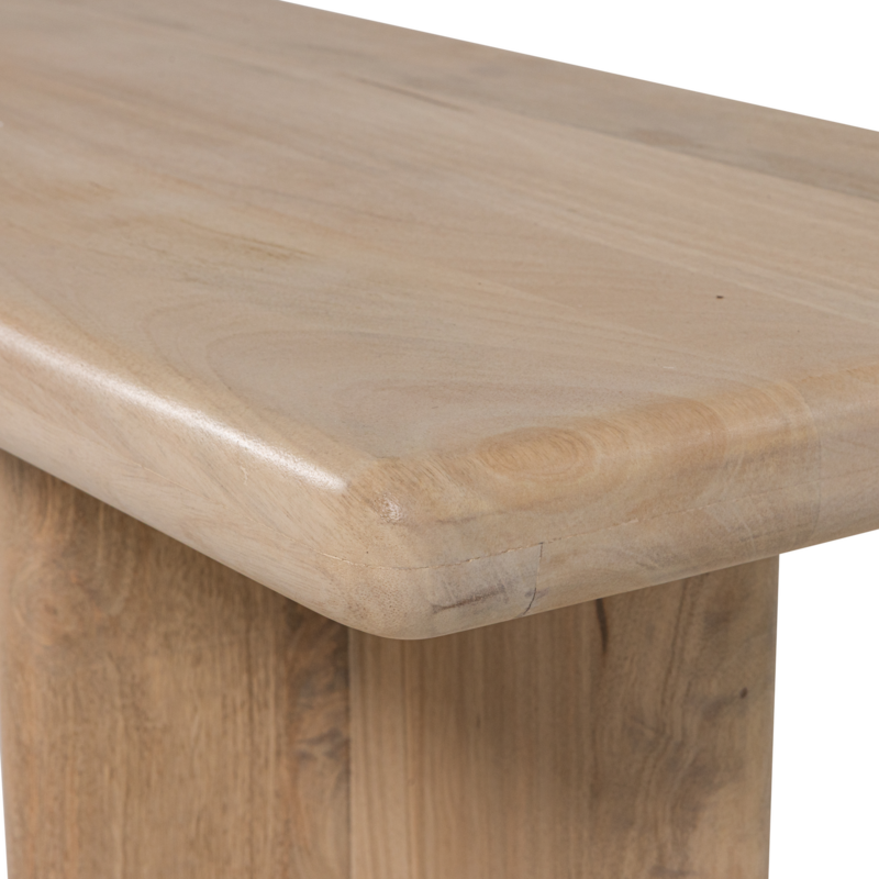 WOOOD-collectie Ato Eetbankje 220X45 Cm Mangohout Naturel
