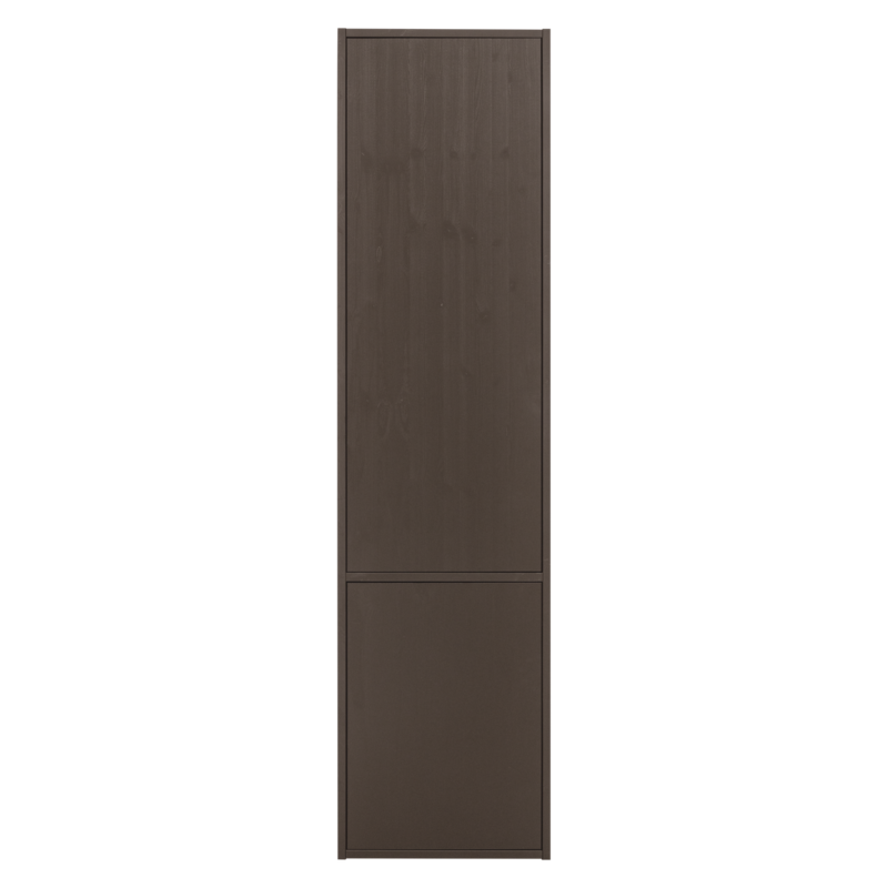 WOOOD-collectie Meggy Smalle Opbergkast 55 Cm Grenen Middenbruin [Fsc]
