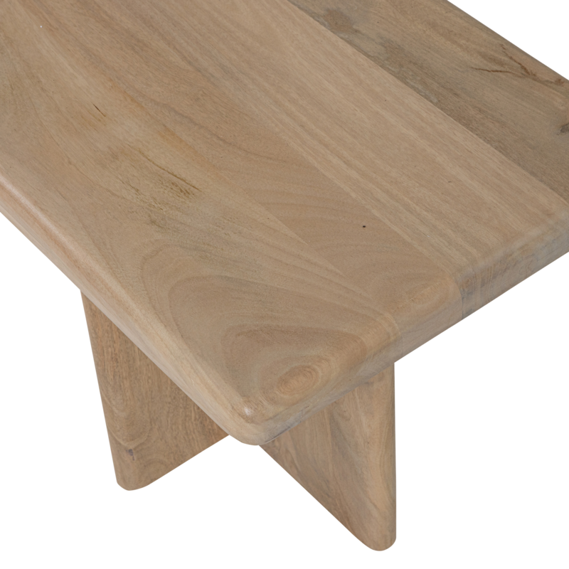 WOOOD-collectie Ato Eetbankje 220X45 Cm Mangohout Naturel