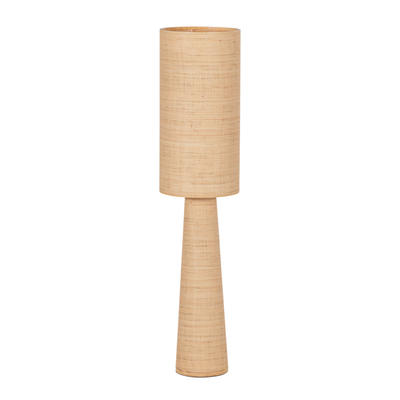 WOOOD-collectie Syro Raffia Floor Lamp, Natural, 130 x 30 cm